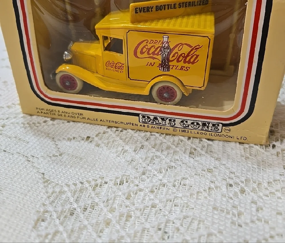 Days Gone Coca-Cola Yellow Toy Truck